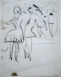 Pareja de baile en el Variety